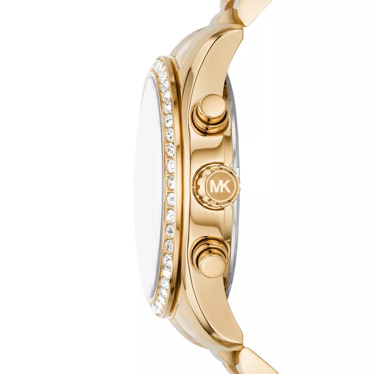 Michael Kors Uhr - Lexington Lux Chronograph Stainless Steel Watch - Gr. unisize - in Silber - für Damen von Michael Kors