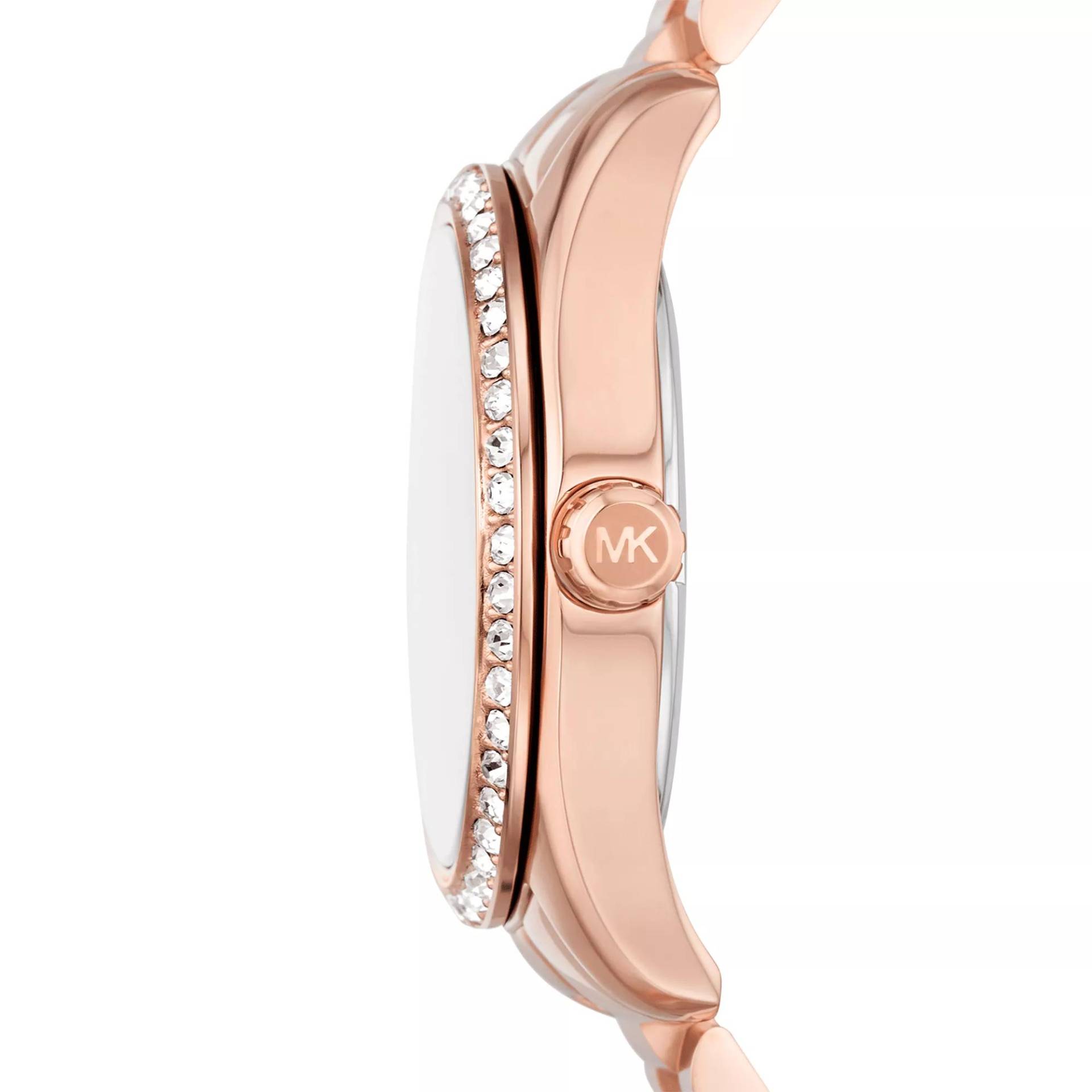Michael Kors Uhr - Lexington Three-Hand Stainless Steel Watch - Gr. unisize - in Gold - für Damen von Michael Kors