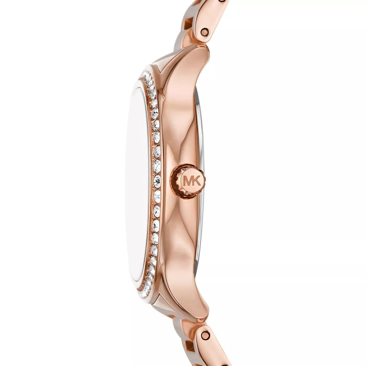 Michael Kors Uhr - Michael Kors Sage Three-Hand Rose Gold-Tone Stainl - Gr. unisize - in Gold - für Damen von Michael Kors