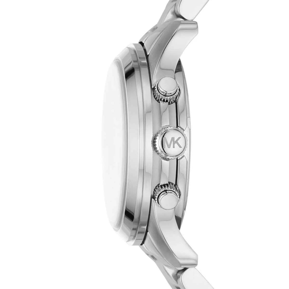 Michael Kors Uhr - Runway Chronograph Stainless Steel Watch - Gr. unisize - in Silber - für Damen von Michael Kors