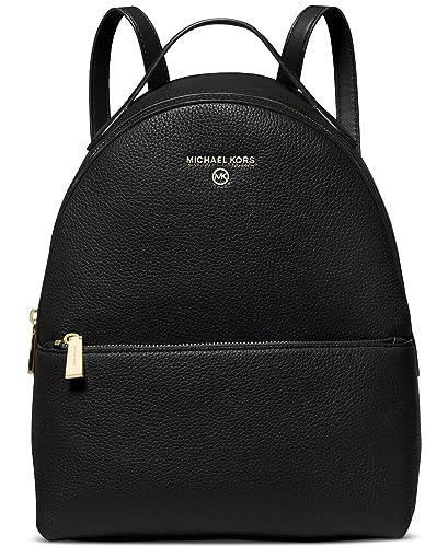 Michael Kors Valerie Medium Logo Rucksack, Schwarz, Medium, Valerie von Michael Kors