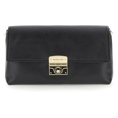 Michael Kors Women Md Conv Pouchette Xbody Hand Bag, Schwarz von Michael Kors
