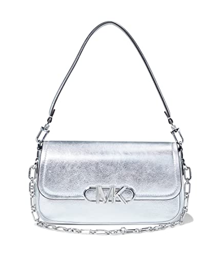 MICHAEL KORS Women Parker MD Conv POUCHETTE Shldr Bag, Silber von Michael Kors