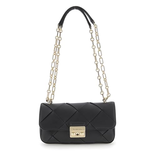 Michael Kors Women SM Conv Chain Shldr Hand Bag, Schwarz von Michael Kors