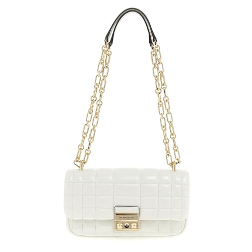Michael Kors Women Sm Conv Chain Shldr Hand Bag, Optic White Michael Kors Women Sm Conv Chain Shldr Hand Bag, Optic White von Michael Kors