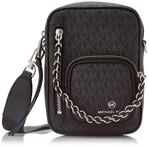 Michael Kors Women SM NS Utility CAMRA XBODY Bag, Black von Michael Kors