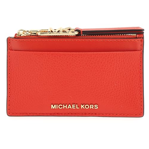 Michael Kors Women Sm Zip Card Case Hand Bag, Burnt Sienna von Michael Kors