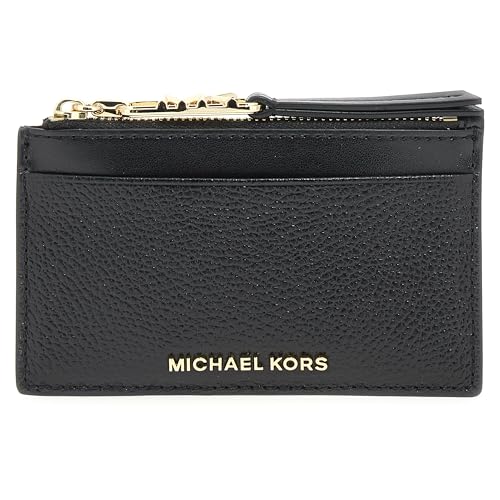 Michael Kors Women Sm Zip Card Case Hand Bag, Schwarz von Michael Kors