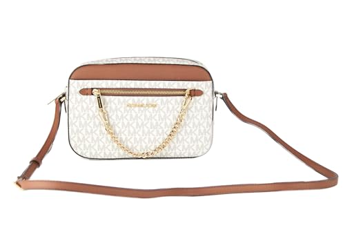 Michael Kors Jet Set Umhängetasche aus Saffiano-Leder, Vanille, Small von Michael Kors