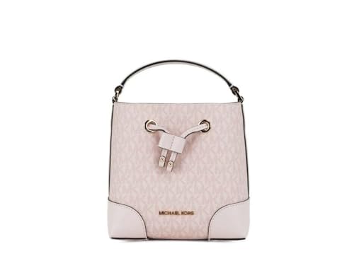 Michael Kors XS Suri Mini Bucket Crossbody Kordelzug Schultertasche 35F2GM9M1B PVC, Dark Powder Blush von Michael Kors