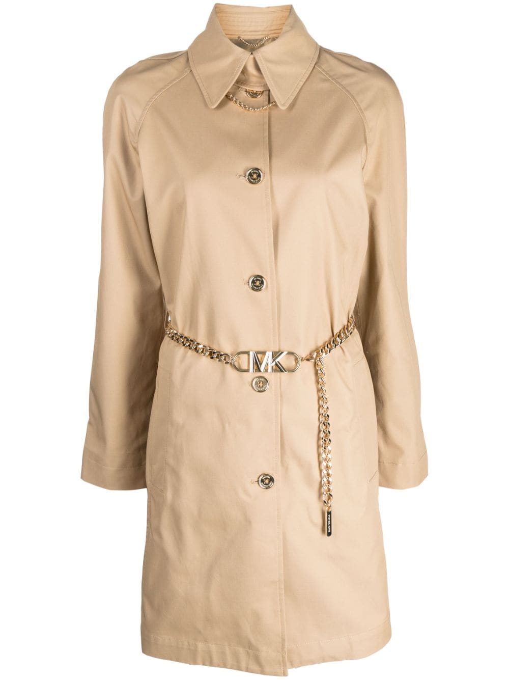 Michael Michael Kors Trenchcoat mit Kettengürtel - Braun von Michael Michael Kors