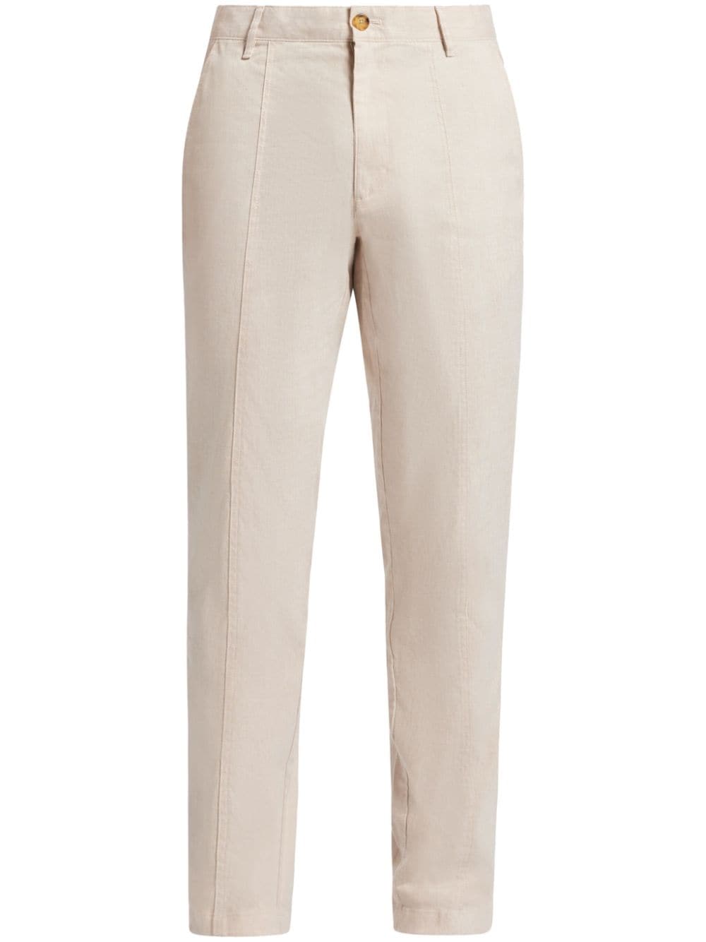 Michael Kors Hose aus Leinen - Nude von Michael Kors