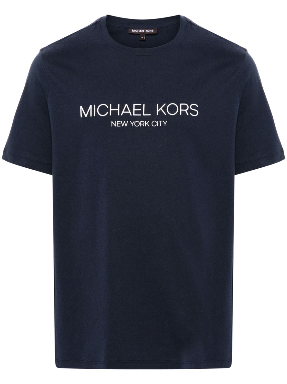 Michael Kors T-Shirt mit Logo-Prägung - Blau von Michael Kors