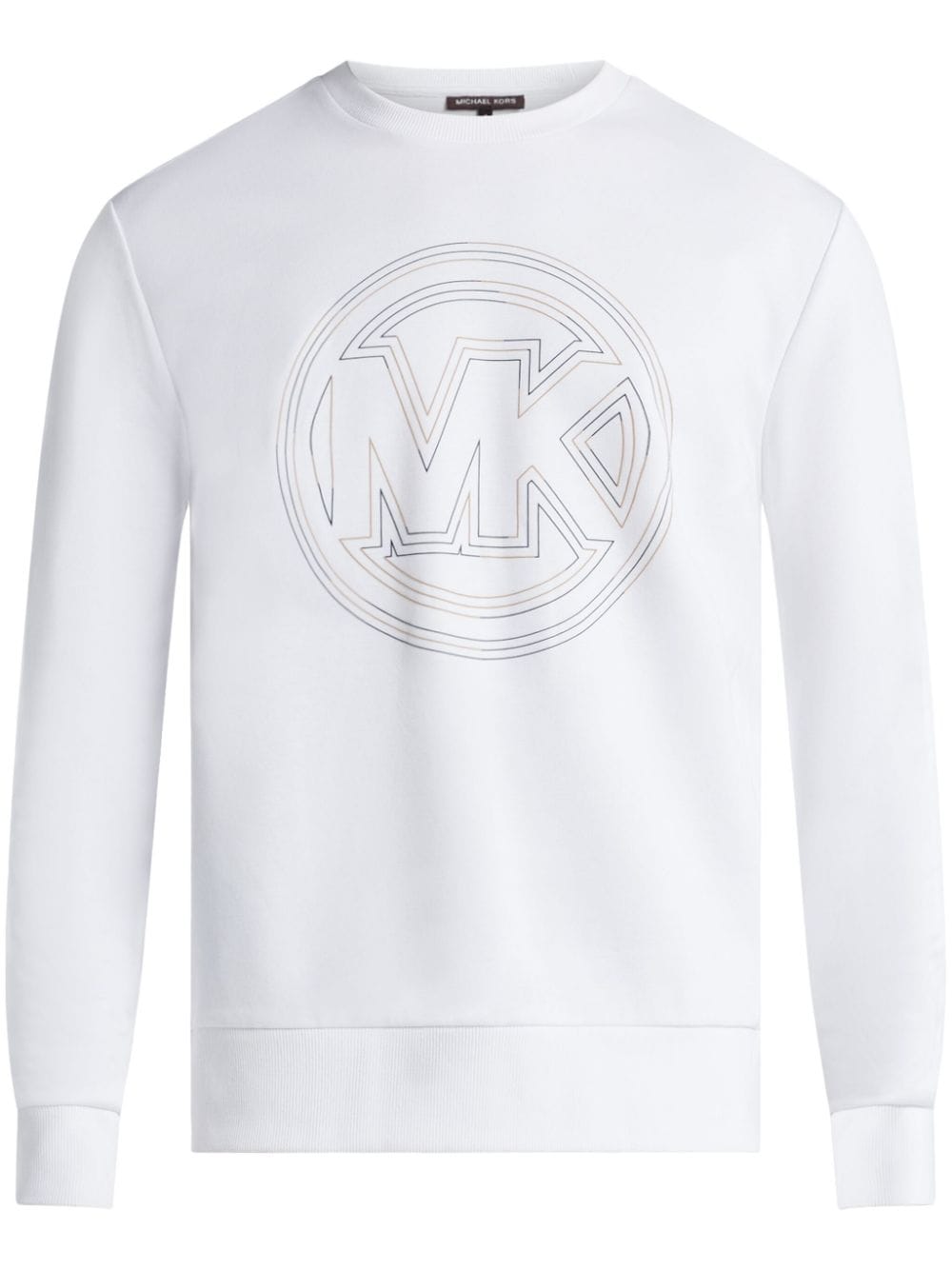 Michael Kors Sweatshirt mit Logo-Print - Weiß von Michael Kors