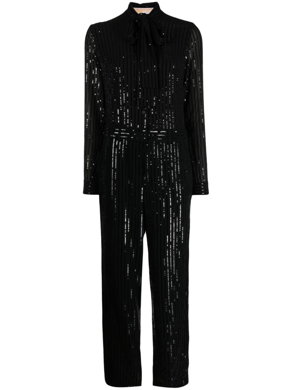 Michael Kors Jumpsuit mit Pailletten - Schwarz von Michael Kors