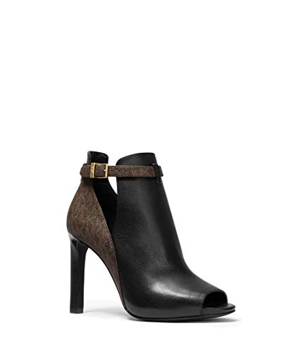 Michael Michael Kors Lawson Open Toe Black/Brown 7 M von MICHAEL Michael Kors