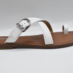 Weiße Flache Schnürschuhe Von Michael Kors von Michael Kors