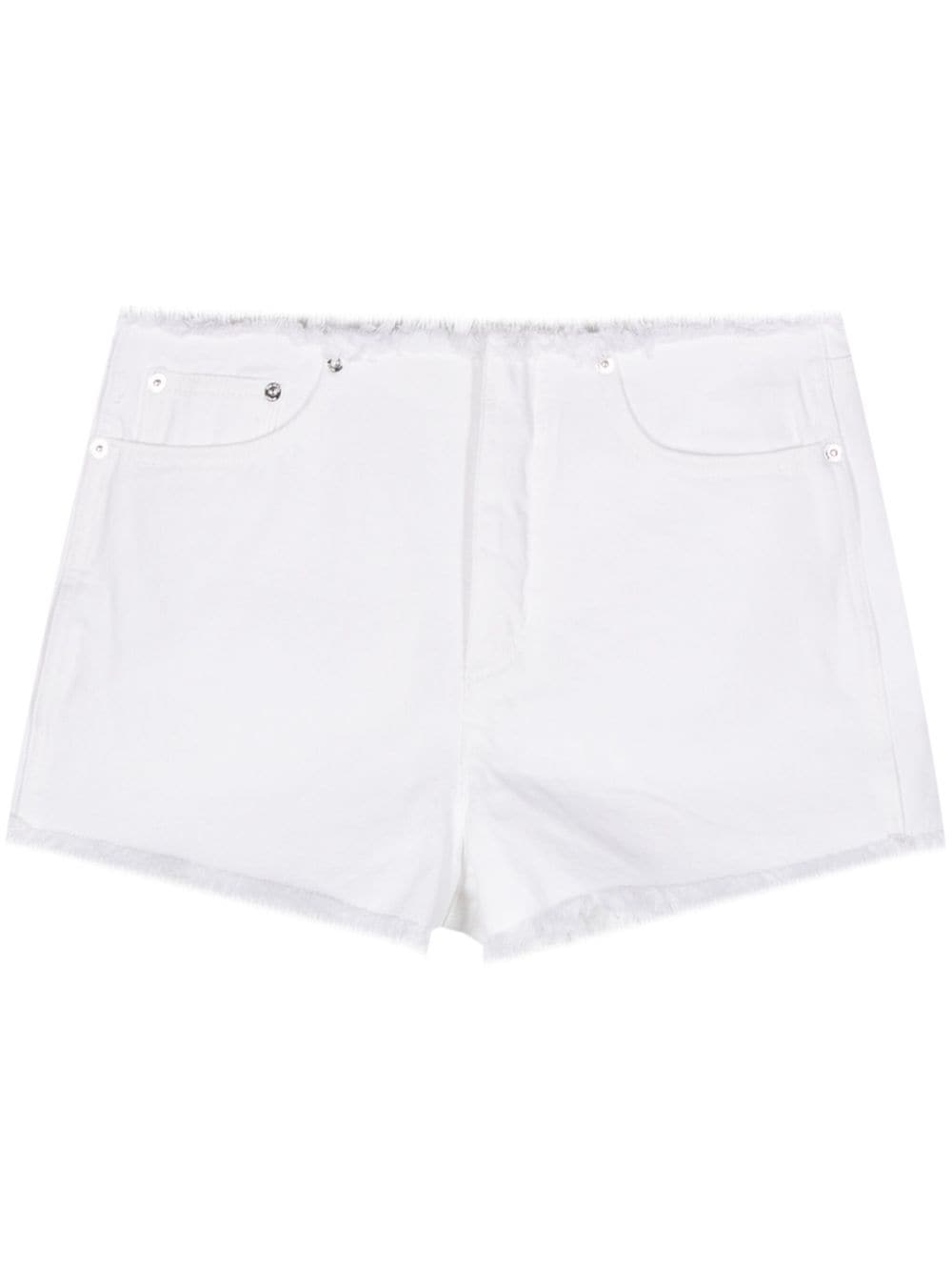 Michael Michael Kors Ausgefranste Jeans-Shorts - Weiß von Michael Michael Kors