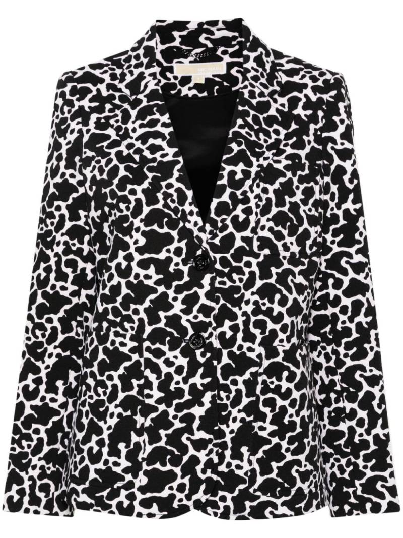 Michael Michael Kors Blazer mit Animal-Print - Weiß von Michael Michael Kors