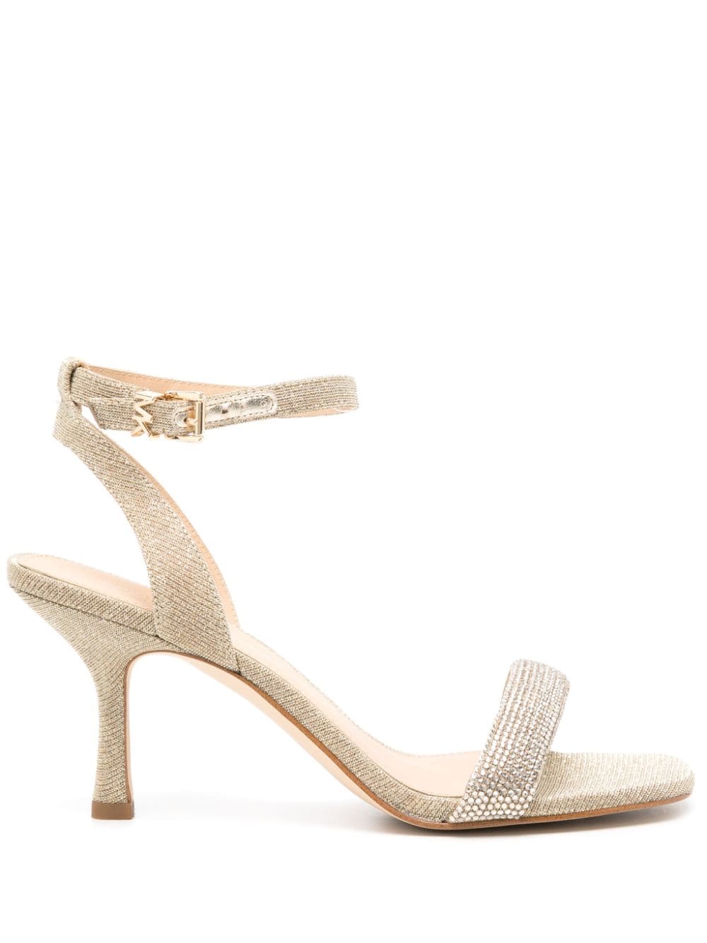 Michael Michael Kors Carrie Sandalen mit Strass 75mm - Gold von Michael Michael Kors