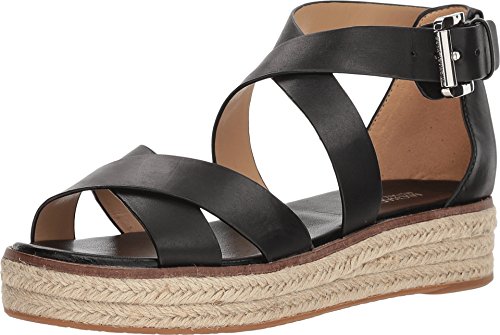 Michael Michael Kors Darby Sandal Black Vachetta 1 6 M von MICHAEL Michael Kors