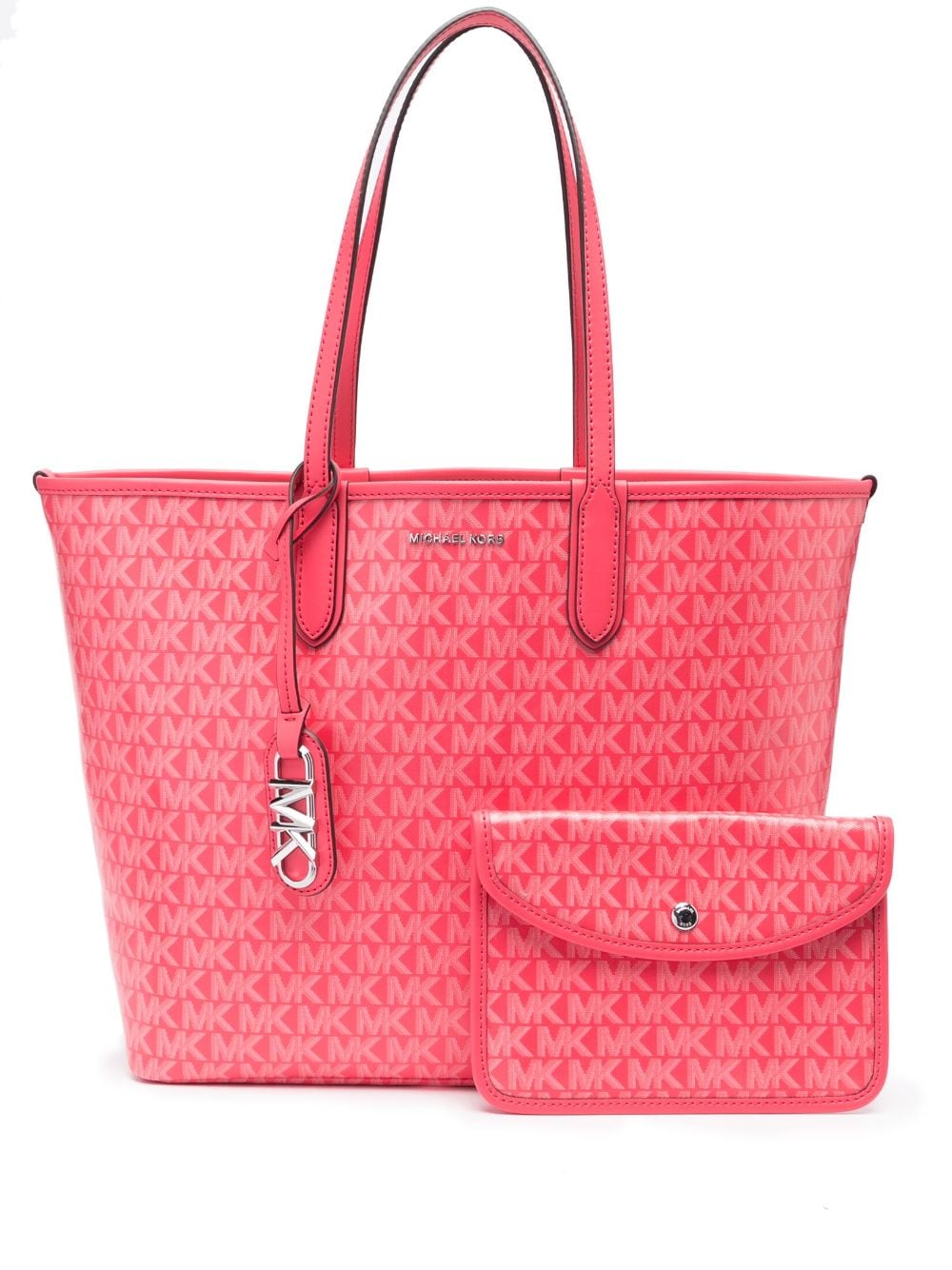 Michael Michael Kors Shopper aus Monogramm-Jacquard - Rosa von Michael Michael Kors