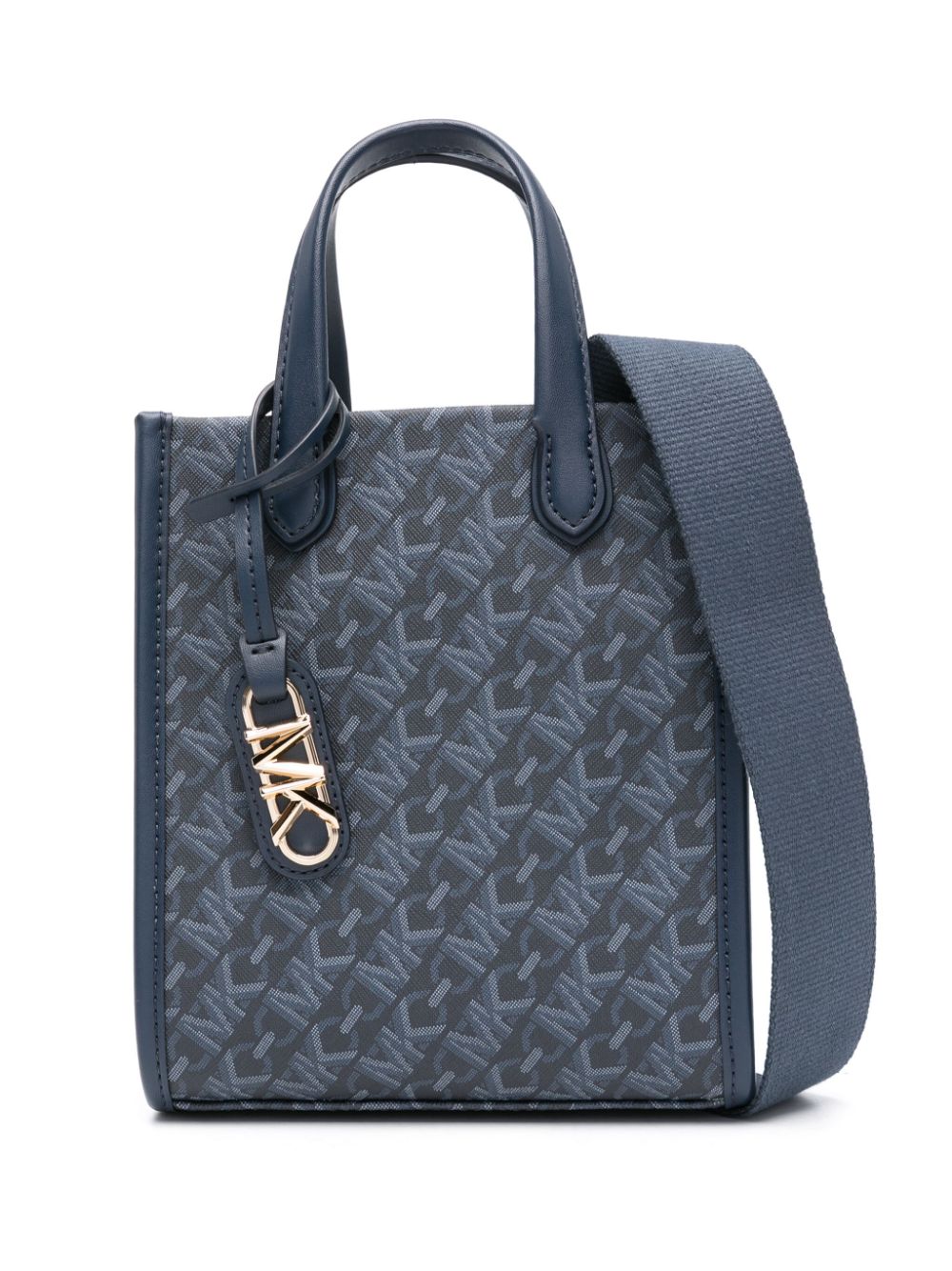 Michael Michael Kors Gigi Handtasche mit Monogrammmuster - Blau von Michael Michael Kors