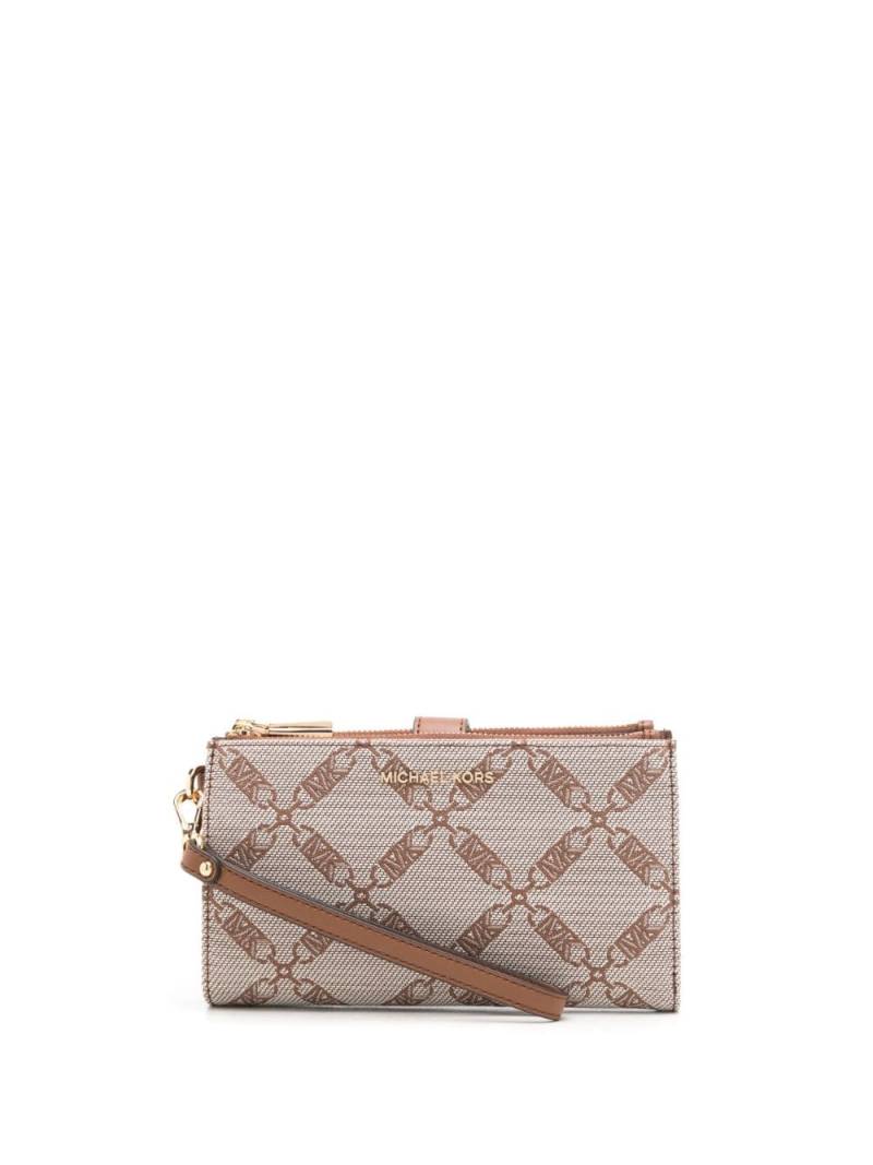 Michael Michael Kors Jet Set Portemonnaie - Nude von Michael Michael Kors