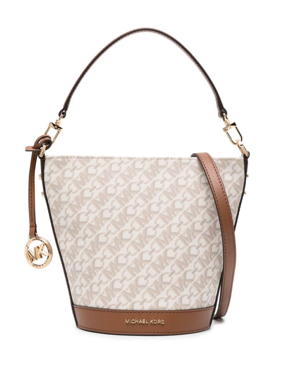 Michael Michael Kors Beuteltasche mit Townsend-Monogramm - Nude von Michael Michael Kors