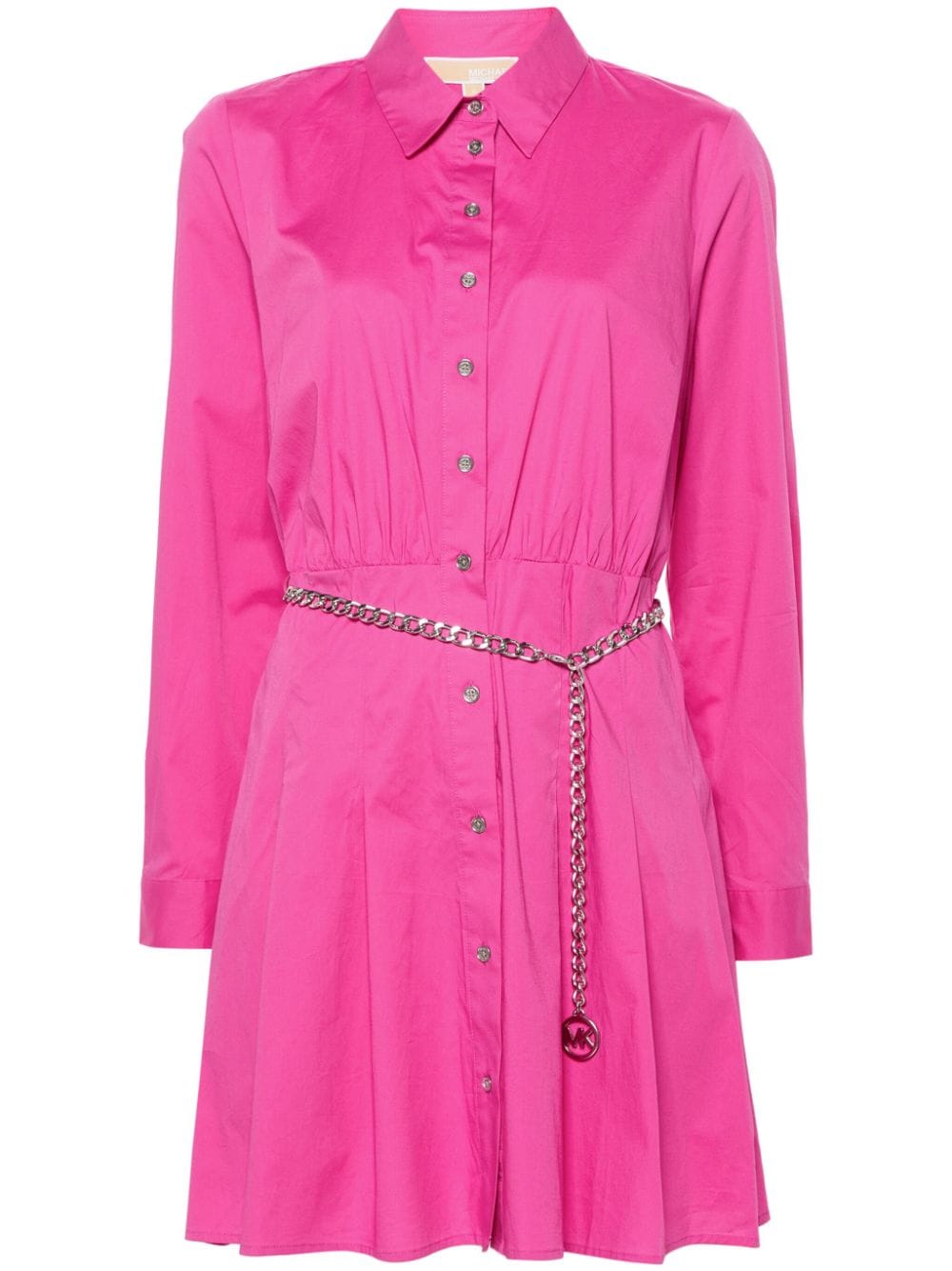 Michael Michael Kors belted mini shirt dress - Rosa von Michael Michael Kors