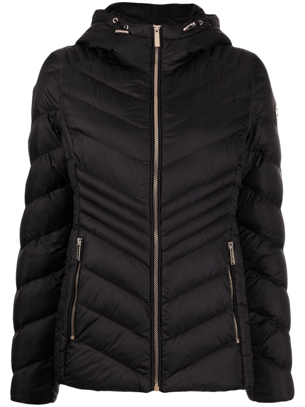 Michael Michael Kors Gesteppte Kapuzenjacke - Schwarz von Michael Michael Kors