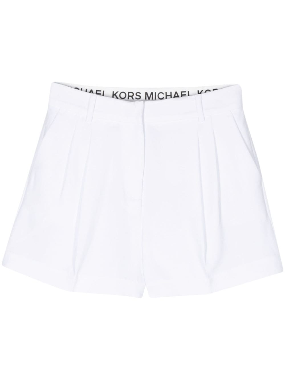 Michael Michael Kors Krepp-Shorts mit Falten - Weiß von Michael Michael Kors