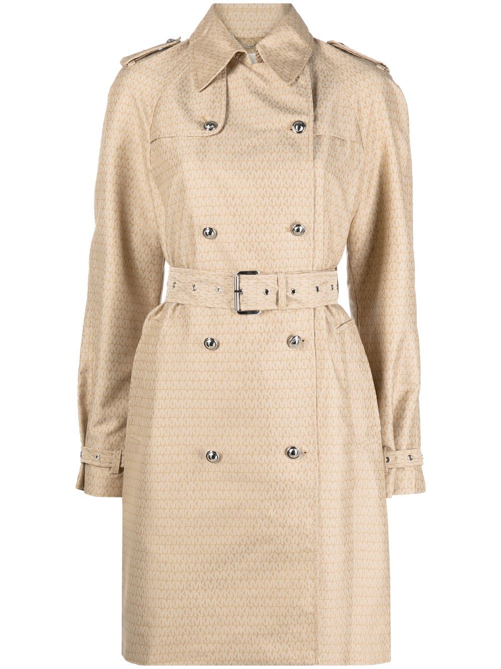 Michael Michael Kors Trenchcoat mit Gürtel - Nude von Michael Michael Kors