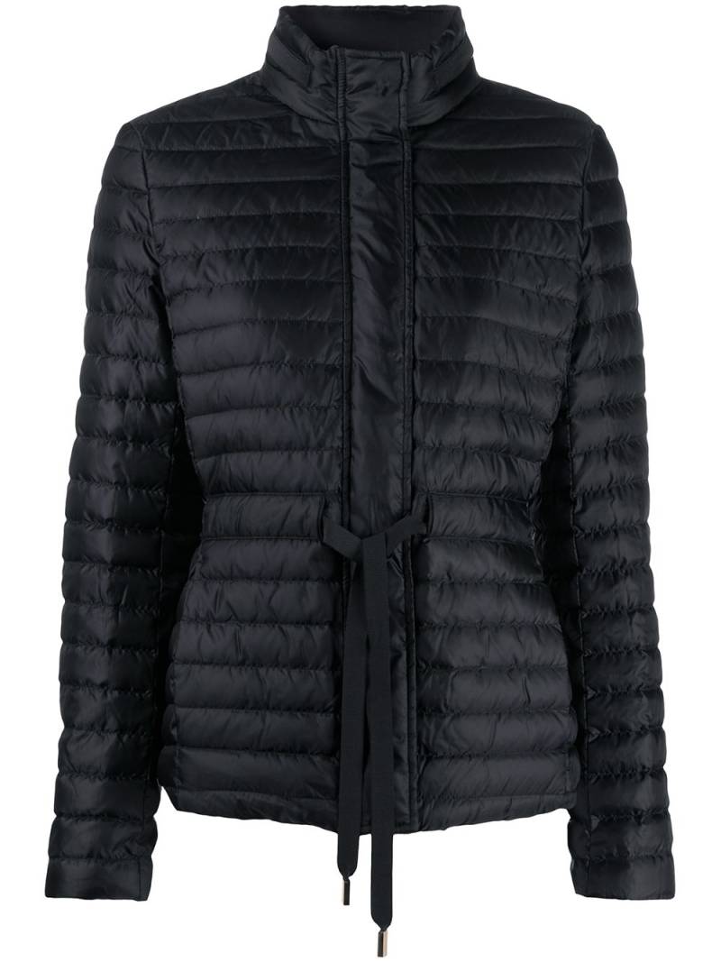 Michael Kors drawstring-waist padded jacket - Schwarz von Michael Kors