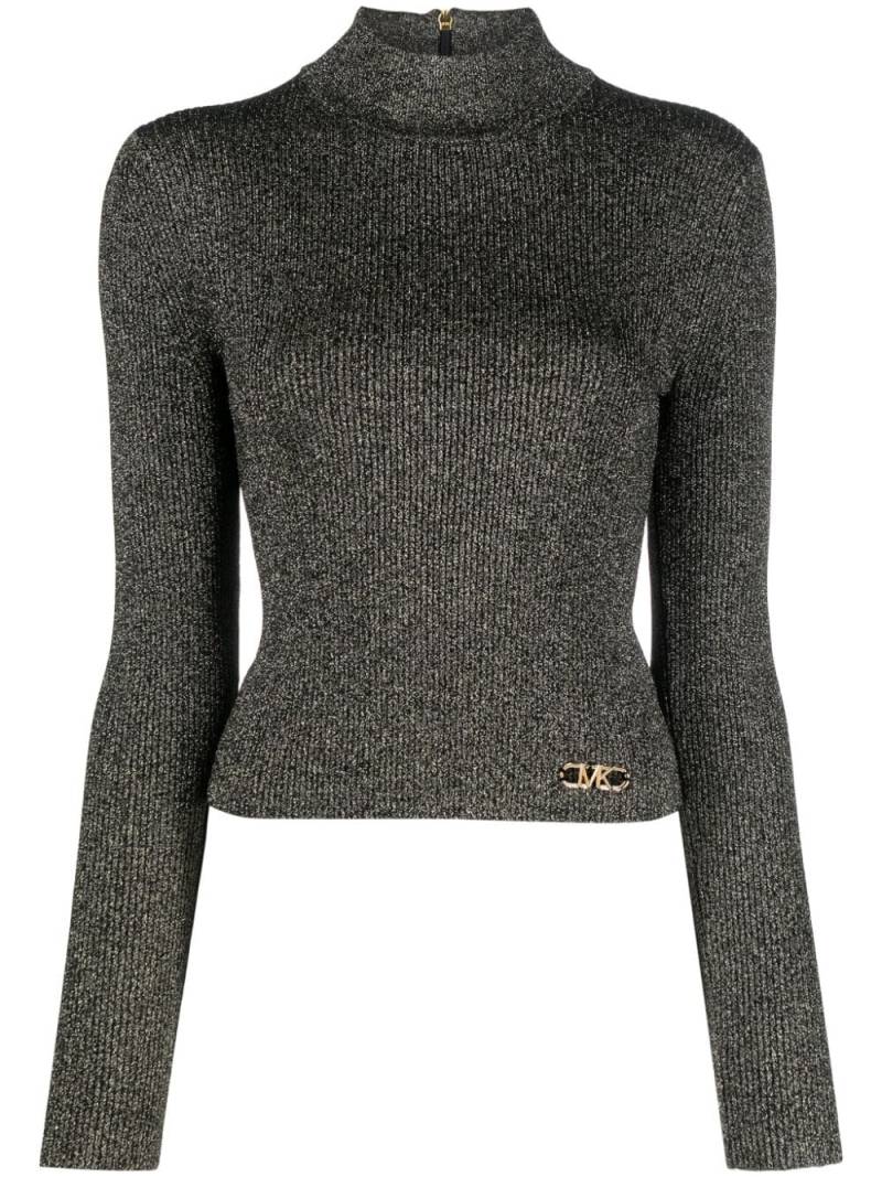 Michael Michael Kors Pullover mit Logo-Schild - Schwarz von Michael Michael Kors