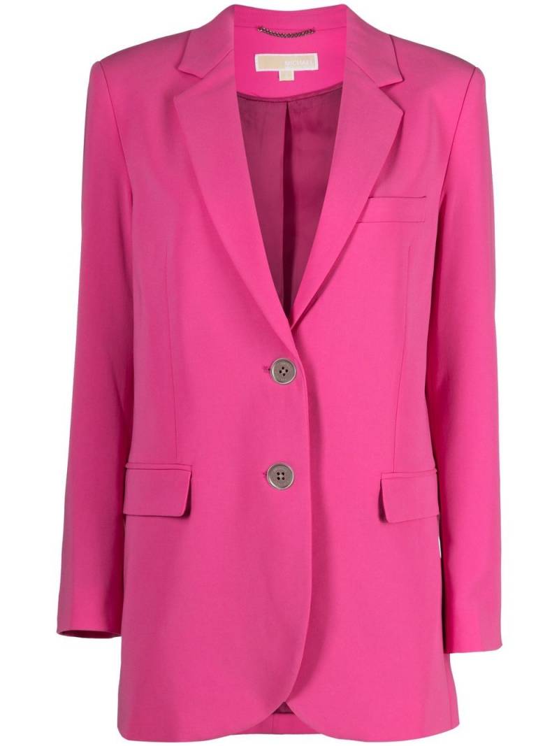 Michael Michael Kors Einreihiger Blazer - Rosa von Michael Michael Kors