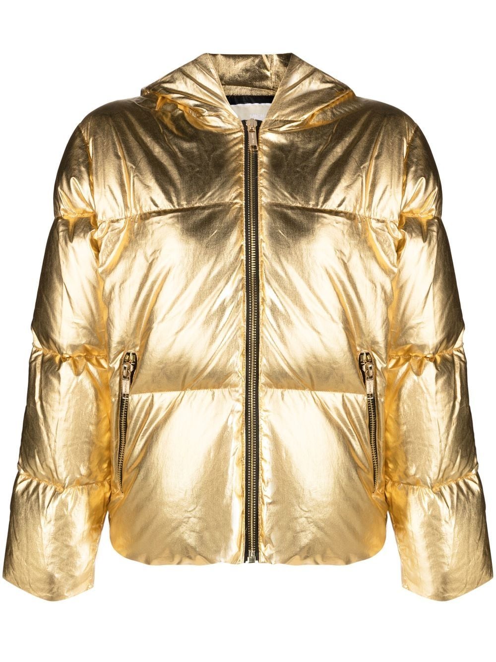 Michael Michael Kors Gefütterte Jacke mit Reißverschluss - Gold von Michael Michael Kors