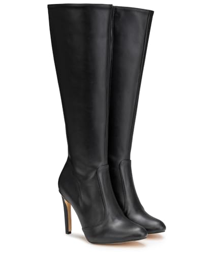 Michael Soul Donna - Klassische Stiletto Stiefel in schwarz matt Größe 41 EU von Michael Soul