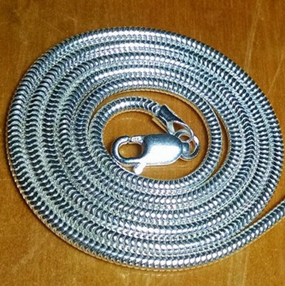sterling Silber Schlangenkette 20 Zoll X 1, 4 Mm | Silber Oder Mitternachtsschwarz sterling Silber Schlangenkette 20 Zoll X 1, 4 Mm | Silber Oder Mitternachtsschwarz von MichaelDavidDesigns