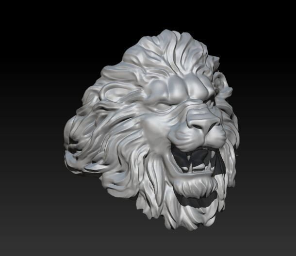 Lion Head Öffnen Mund 925 Sterling Silber Ring Michaelmjdesigns Lion Head Öffnen Mund 925 Sterling Silber Ring Michaelmjdesigns von MichaelMJDesigns