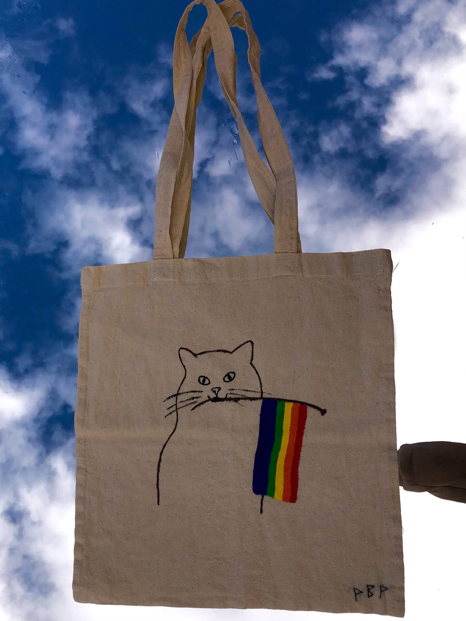 Stofftasche Katze Lgbtq Tragetasche Jutebeutel Variationen/Verschiedene Flaggen Süß Geschenk Regenbogenfahne Strandtasche Baumwolle Tote Bag Stofftasche Katze Lgbtq Tragetasche Jutebeutel Variationen/Verschiedene Flaggen Süß Geschenk Regenbogenfahne Strandtasche Baumwolle Tote Bag von MichaelasArtPrints