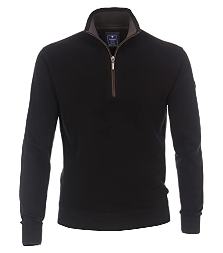 Redmond - Casual Fit - Herren Sweatshirt mit Zipper (Art.Nr.: 623), Größe:4XL, Farbe:Schwarz(90) von Michaelax-Fashion-Trade