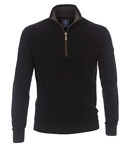 Redmond - Casual Fit - Herren Sweatshirt mit Zipper (Art.Nr.: 623), Größe:L, Farbe:Schwarz(90) von Michaelax-Fashion-Trade