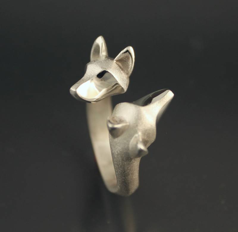 Doppelter Hirtenring. Sterling Silber Doppelter Hirtenring. Sterling Silber von Michaeltatom