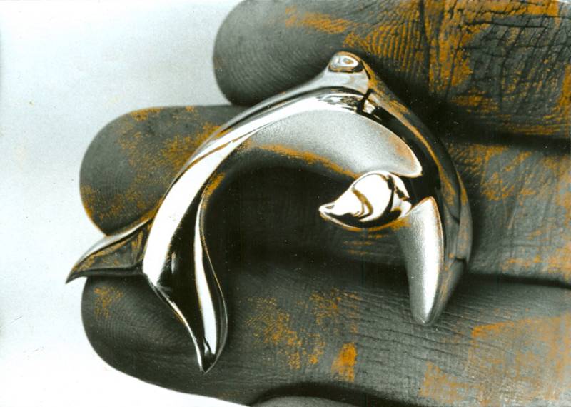 Große Delfin Springende Silber Anhänger Große Delfin Springende Silber Anhänger von Michaeltatom
