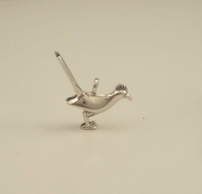 Silberfarbener Roadrunner Charm/Anhänger von Michaeltatom