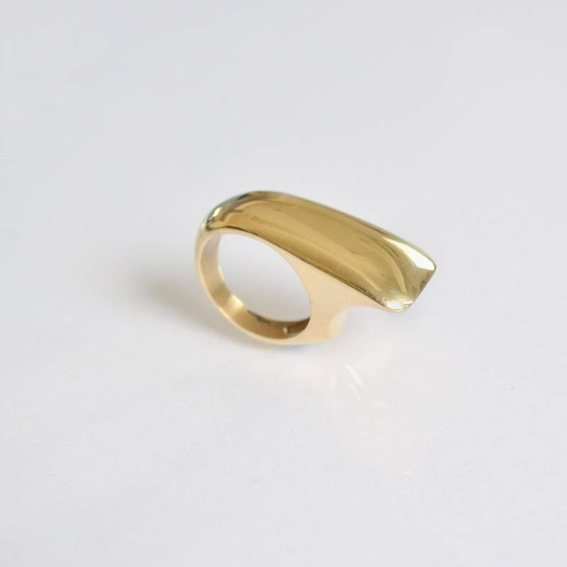 statement Ring, Ring Für Frauen, 14K Gold Design, Einzigartiger Designer Chunky Ungewöhnlicher Boho von MichalBenAriJewelry