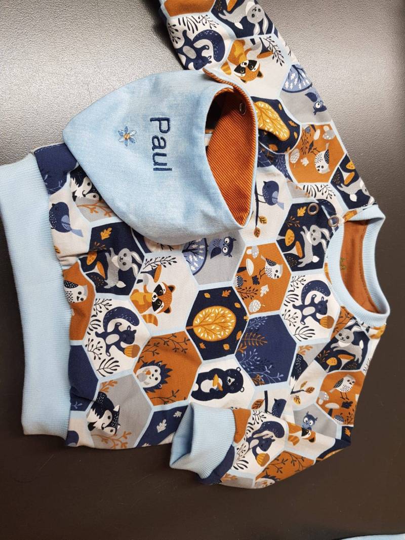 Raglanshirt Waldtiere Größe 68 von MichasHobby