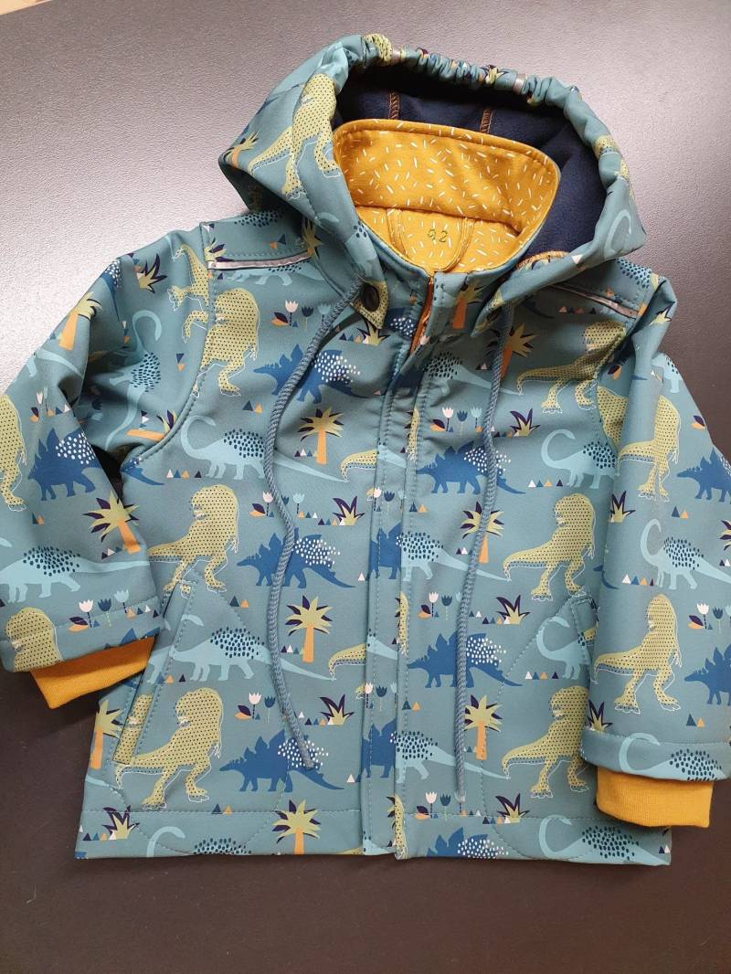Softshelljacke Dinosaurier Größe 92 von MichasHobby