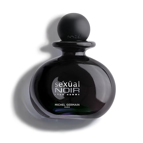 Michel Germain Sexual Noir Pour Homme - Woody Cologne for Men - Notes of Bergamot, Lavender and Moss - Infused with Natural Oils - Long Lasting - Suitable for any Occasion - 75 ml EDT Spray von Michel Germain
